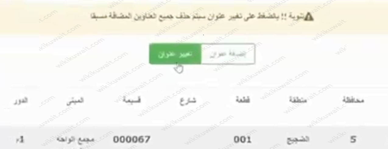 تعديل العنوان في السجل التجاري بالكويت