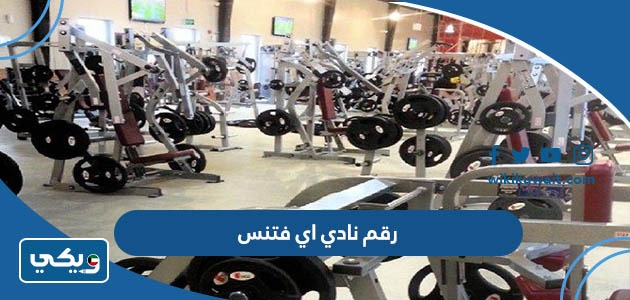 رقم نادي اي فتنس