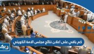 كم باقي على اعلان نتائج مجلس الامة الكويتي 2023 كم باقي على اعلان نتائج مجلس الامة الكويتي 2023