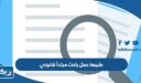 طبيعة عمل باحث مبتدأ قانوني