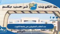كم عدد الطلاب المقبولين في جامعة الكويت 2023 / 2024 كم عدد الطلاب المقبولين في جامعة الكويت 2023 / 2024