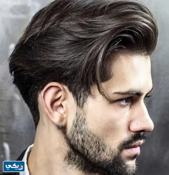 قصات شعر رجالي كلاسيك طويل