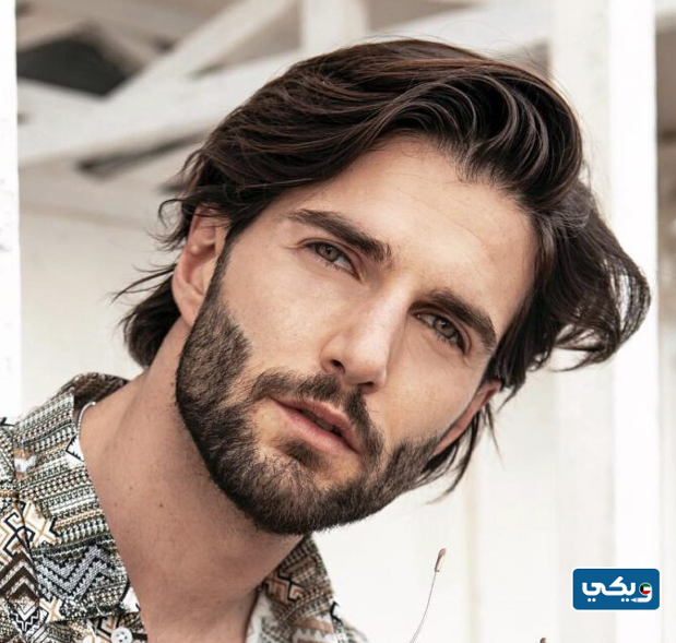 قصات شعر رجالي كلاسيك طويل