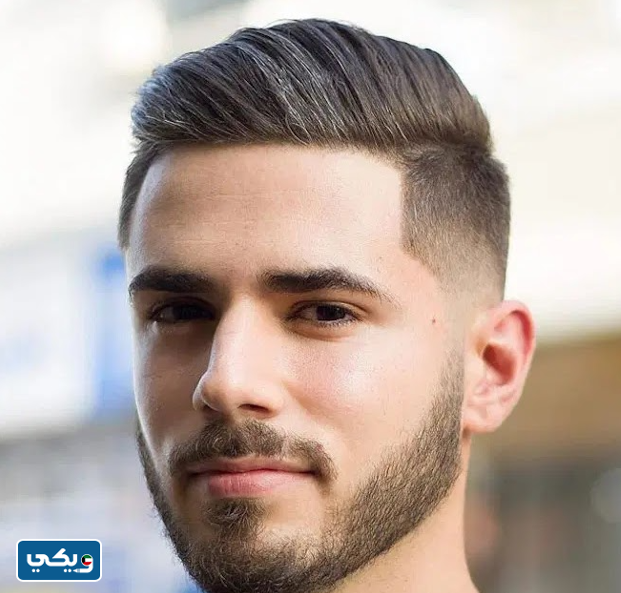 قصات شعر قصير للرجال مدرج