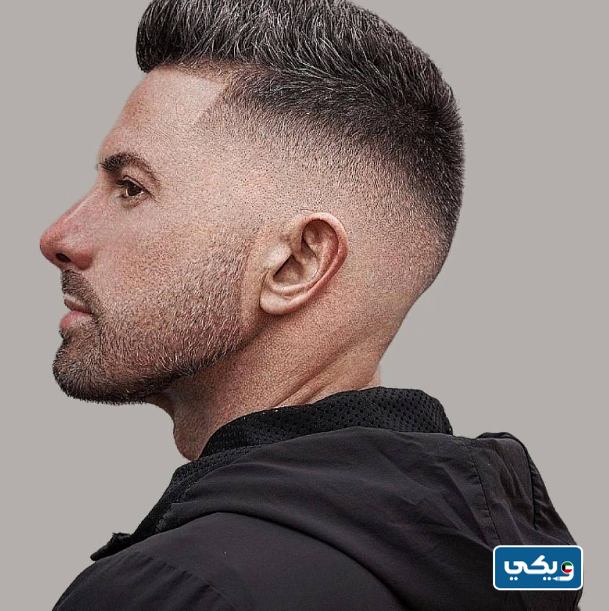 قصات شعر قصير للرجال مدرج