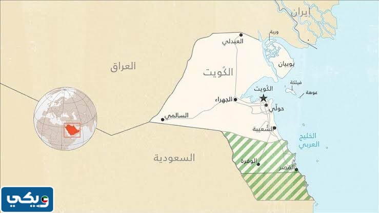 كم يبعد حقل الدرة عن ايران