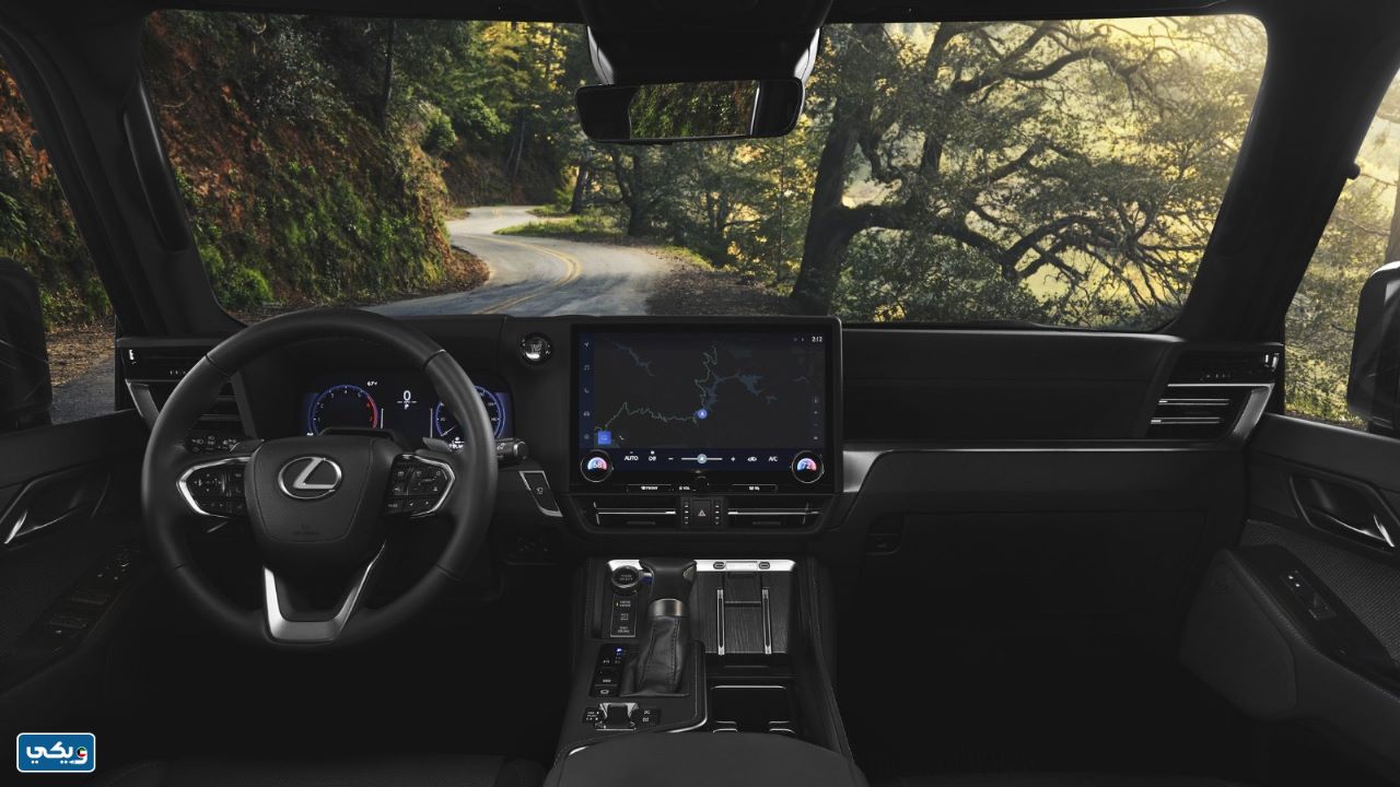مواصفات سيارة لكزس gx 2024 من الداخل