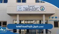 نسب قبول كلية الصحة العامة في جامعة الكويت 2025 نسب قبول كلية الصحة العامة في جامعة الكويت 2025