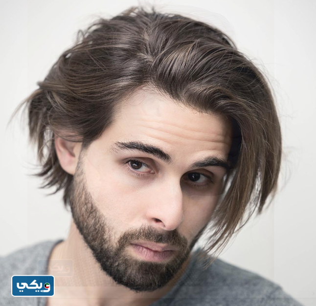 أفضل قصات شعر رجالي طويل ناعم