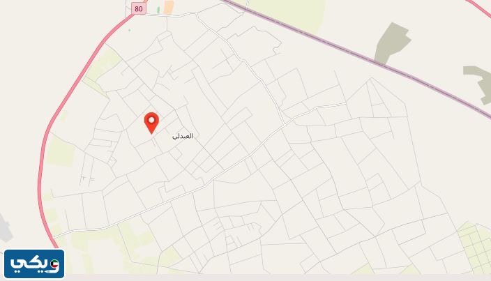 خريطة مزارع العبدلي في الكويت كاملة
