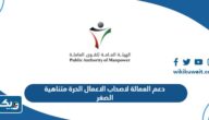 كم قيمة دعم العمالة لاصحاب الاعمال الحرة متناهية الصغر في الكويت 2025 كم قيمة دعم العمالة لاصحاب الاعمال الحرة متناهية الصغر في الكويت 2025