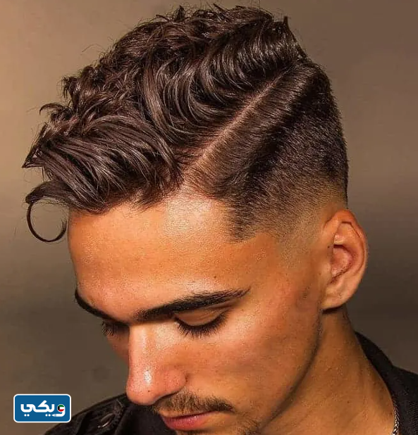 قصات شعر قصير للرجال مدرج