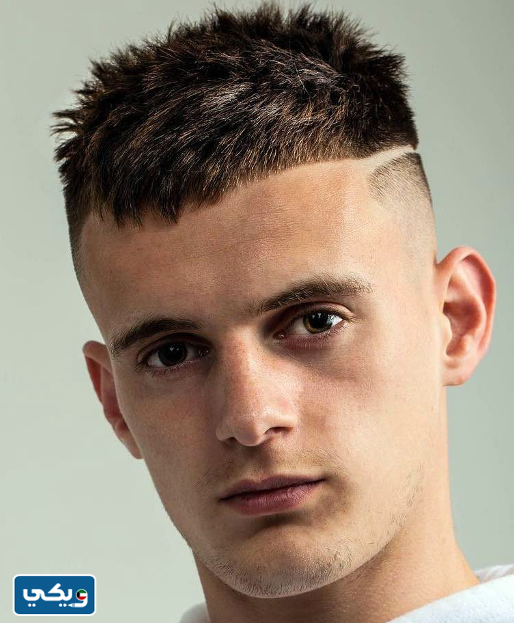 قصات شعر قصير للرجال مدرج
