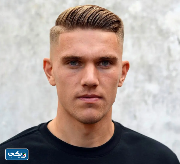 قصات شعر قصير للرجال مدرج