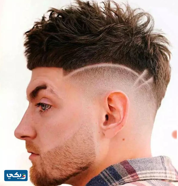 قصات شعر للرجال مدرج 2023