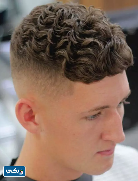 قصات شعر للرجال مدرج كيرلي