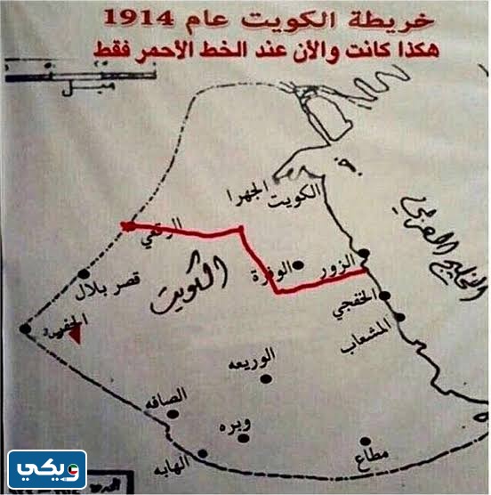 جال الزور على خريطة الكويت