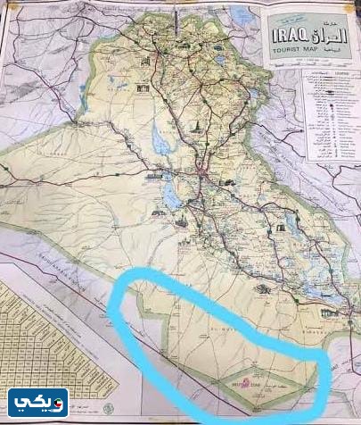 جال الزور على خريطة الكويت