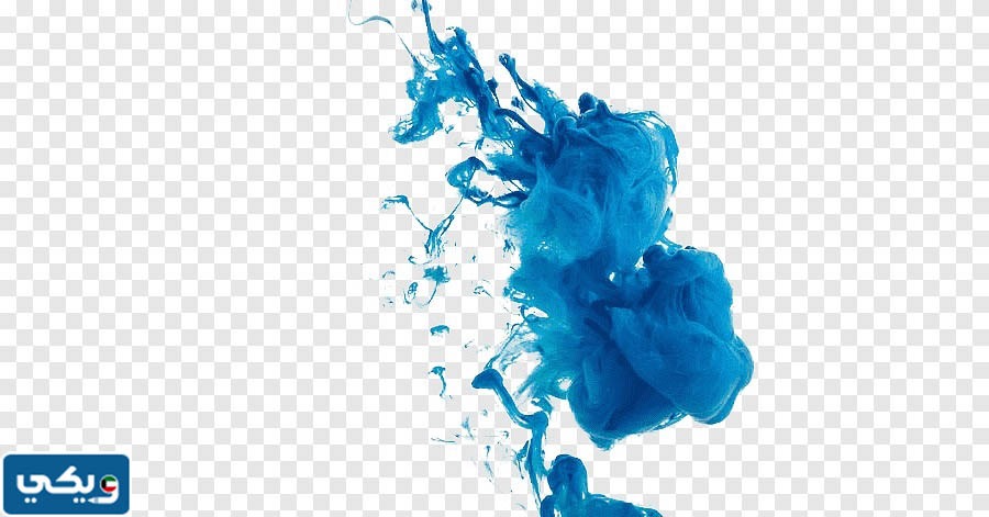 تتكون قطرة الحبر من جزيئات