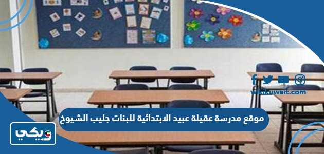 موقع مدرسة عقيلة عبيد الابتدائية للبنات جليب الشيوخ