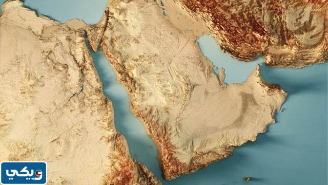 موقع منطقه الخليج العربي بالنسبه للعالم مستخرجا مجموعه من الحقائق