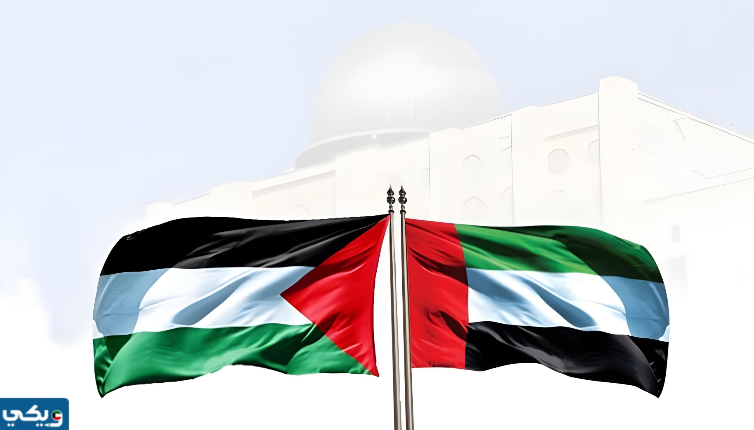 تصاميم علم الكويت وفلسطين