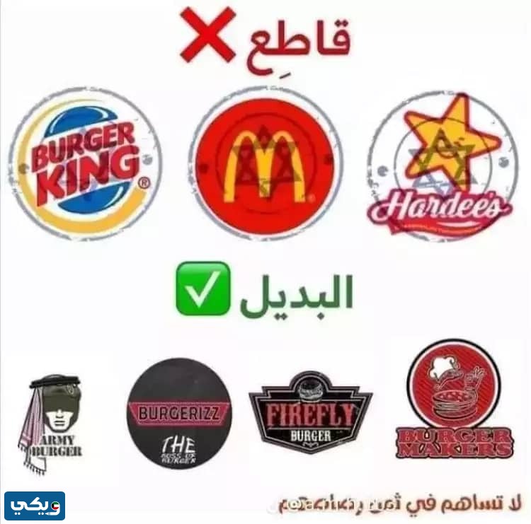 قائمة المطاعم التي تدعم اسرائيل في الكويت