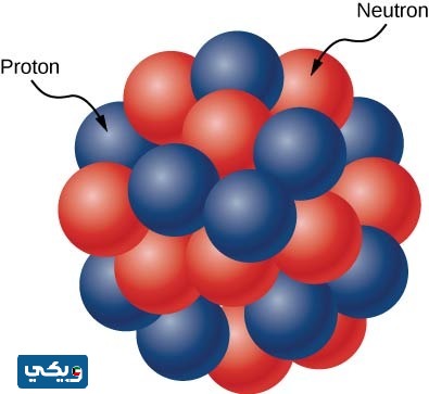 معظم انوية الذرات تحتوي على
