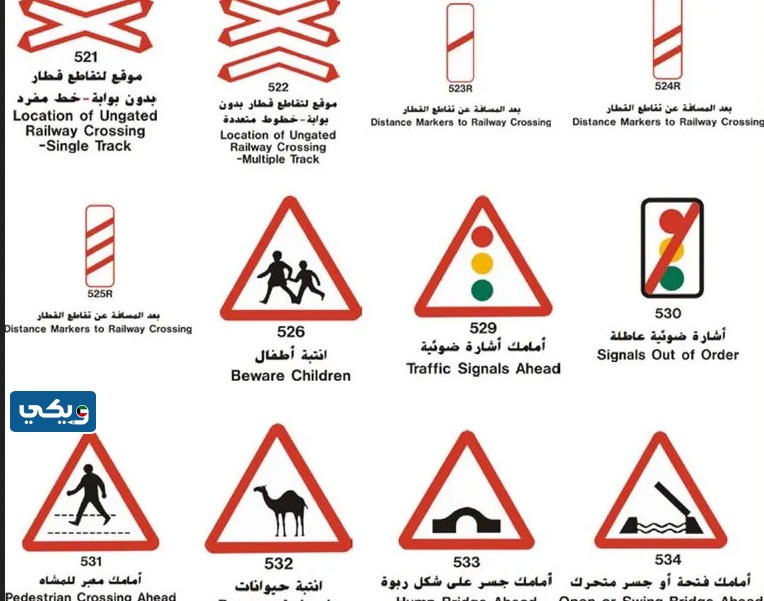 نموذج امتحان اشارات المرور الكويت