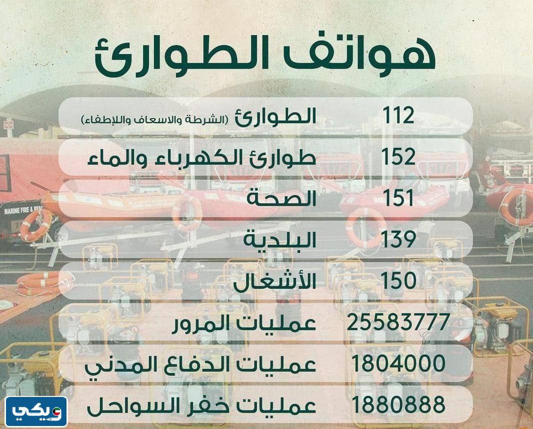 هل رقم الطوارئ في الكويت مجاني