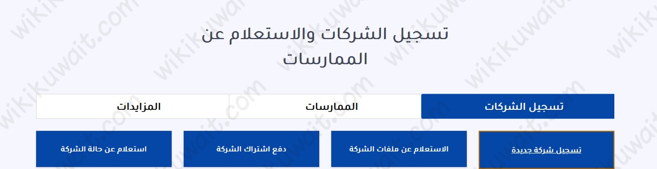 الاستعلام عن ملف الشركة