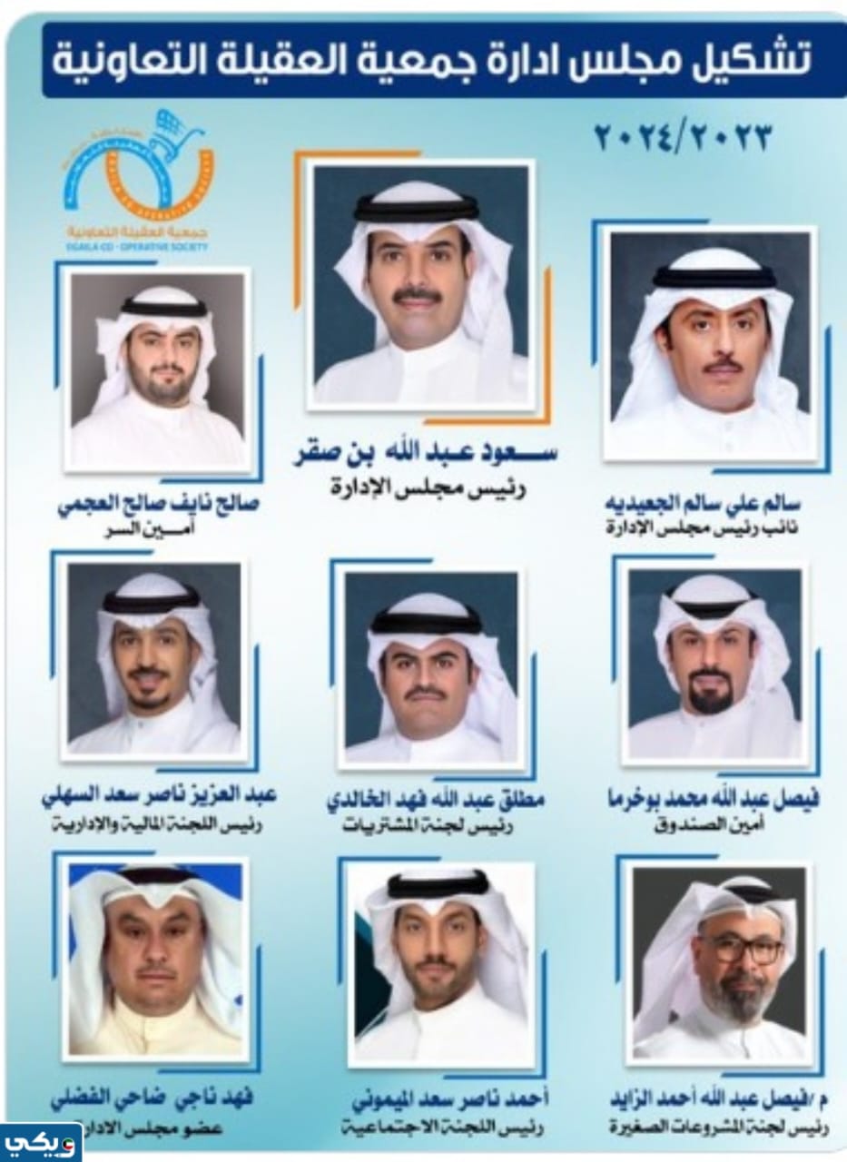 اسماء الفائزين في  انتخابات جمعية العقيلة التعاونية 2023