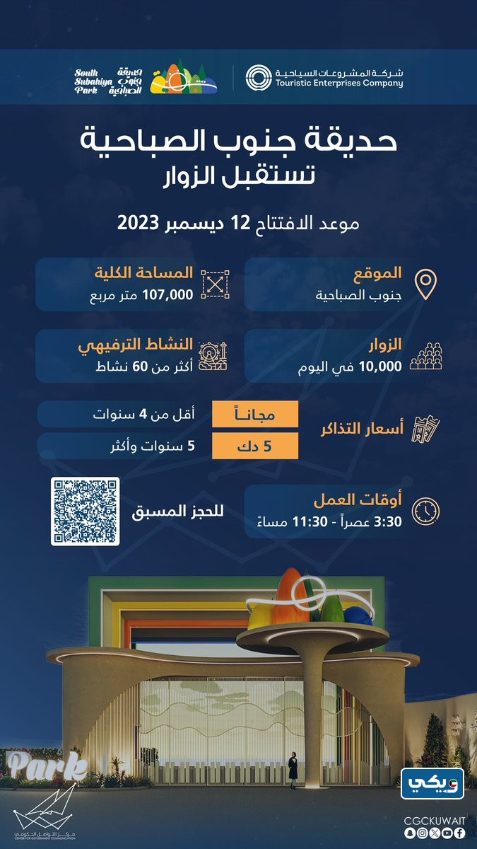 اسعار تذاكر حديقة جنوب الصباحية