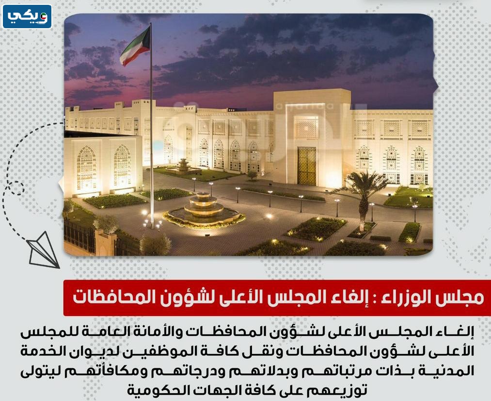 مرسوم الغاء المجلس الاعلى لشؤون المحافظات