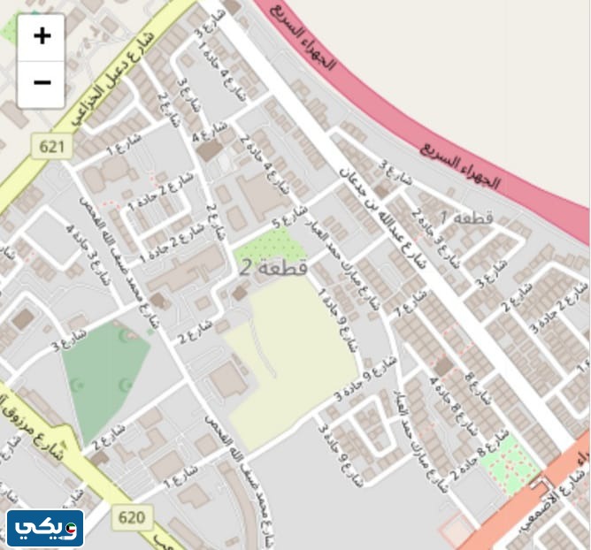 موقع شارع عبدالله بن جدعان