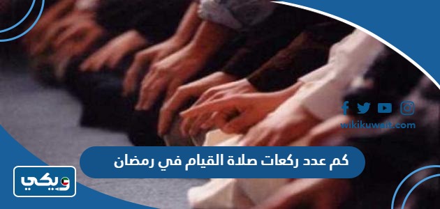 كم عدد ركعات صلاة القيام في رمضان